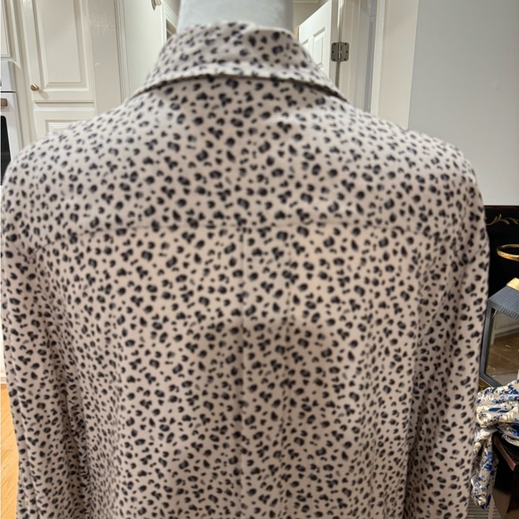 Aura Leopard Button Front Maxi Shirt Dress - Picture 4 of 10